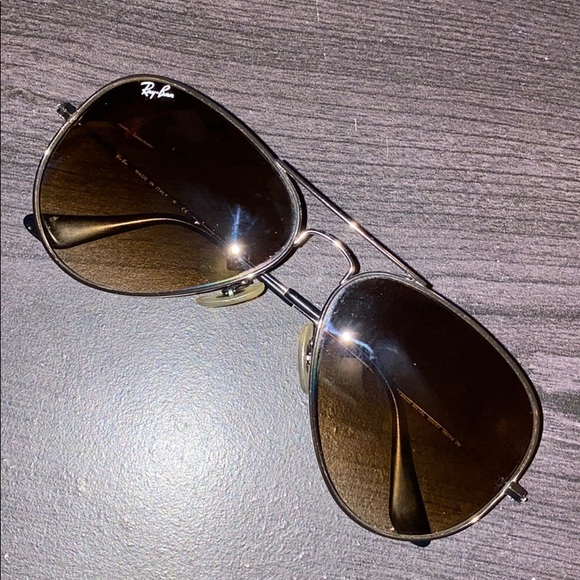 Ray-Ban Accessories - Ray Ban Aviator - Gunmetal/Light Brown Gradient